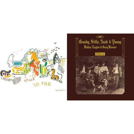 Nash & Young  Stills Crosby - Déjà Vu (2021 Remaster) & So Far (180G) - LP Vinyl Bundle