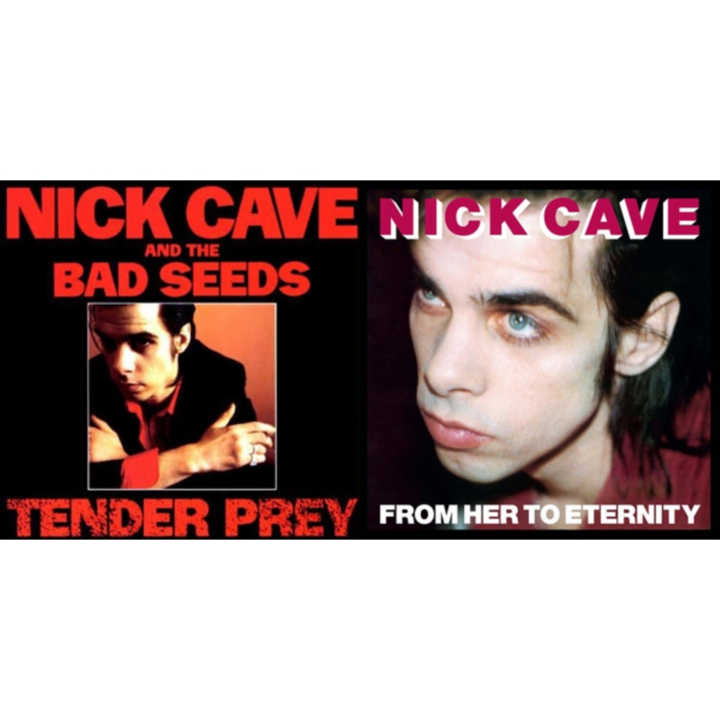 Nick & The Bad Seeds Cave - From Her To Eternity & Tender Prey - LP Vinyl Bundle