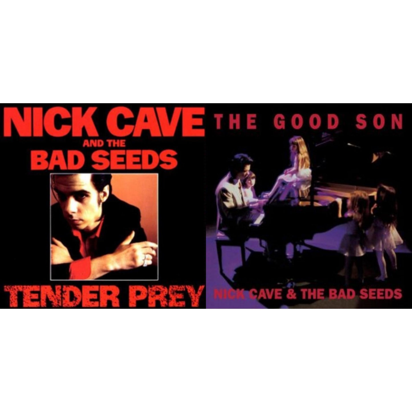 Nick & The Bad Seeds Cave - Tender Prey & Good Son - LP Vinyl Bundle