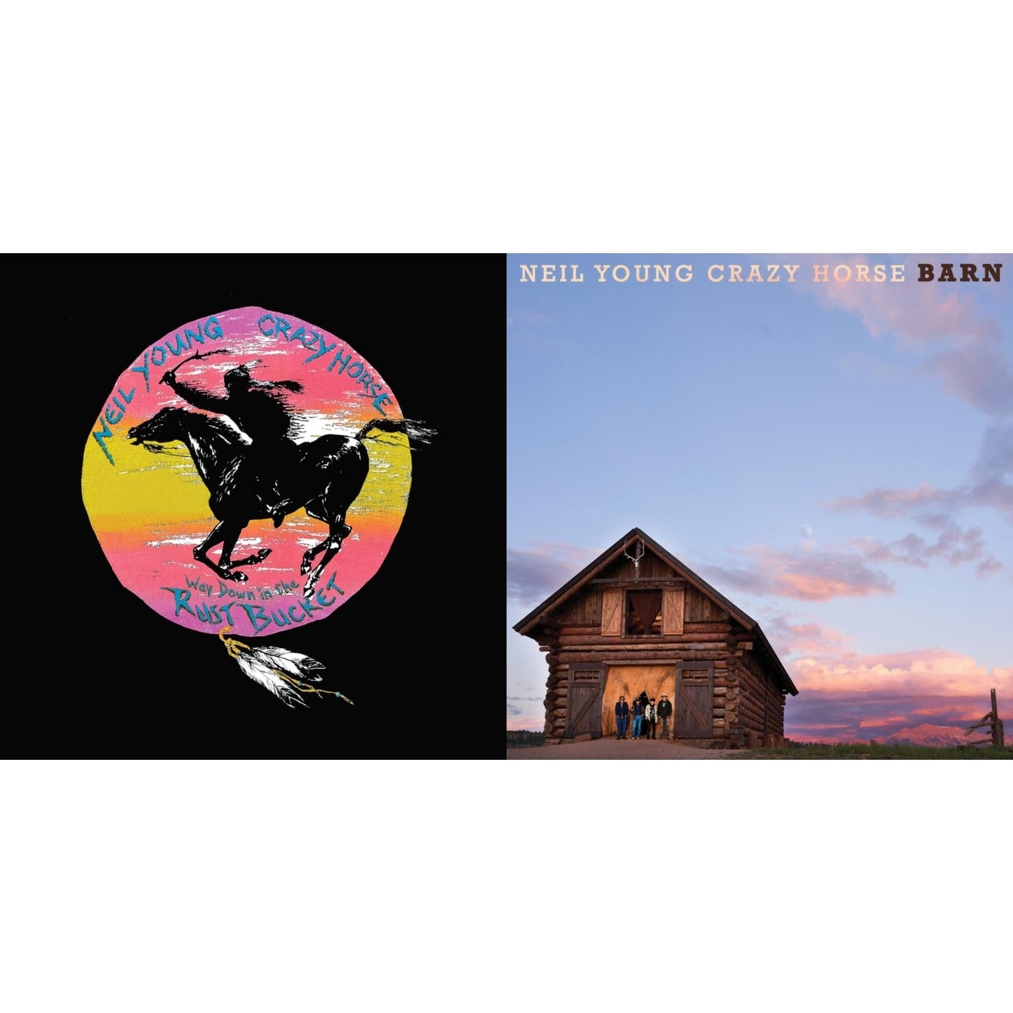 Neil & Crazy Horse Young - Way Down In The Rust Bucket (4LP) & Barn (Deluxe Edition/LP/CD/Blu-Ray)