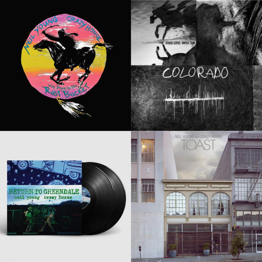 Neil & Crazy Horse Young - Toast (2LP) & Way Down In The Rust Bucket (4LP) & Return To Greendale & Colorado (3-Sided 2LP/7Inch)