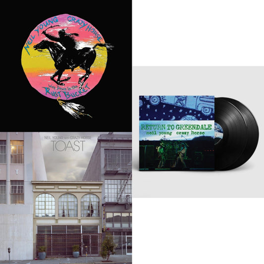 Neil & Crazy Horse Young - Toast (2LP) & Way Down In The Rust Bucket (4LP) & Return To Greendale