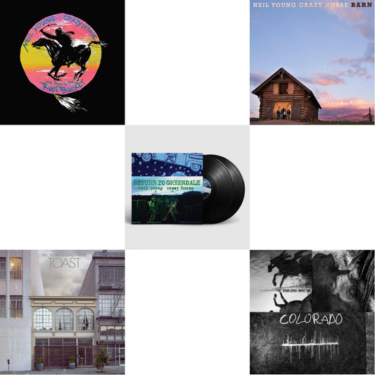 Neil & Crazy Horse Young - Barn (Deluxe Edition/LP/CD/Blu-Ray) & Toast (2LP) & Way Down In The Rust Bucket (4LP) & Return To Greendale & Colorado (3-Sided 2LP/7Inch)
