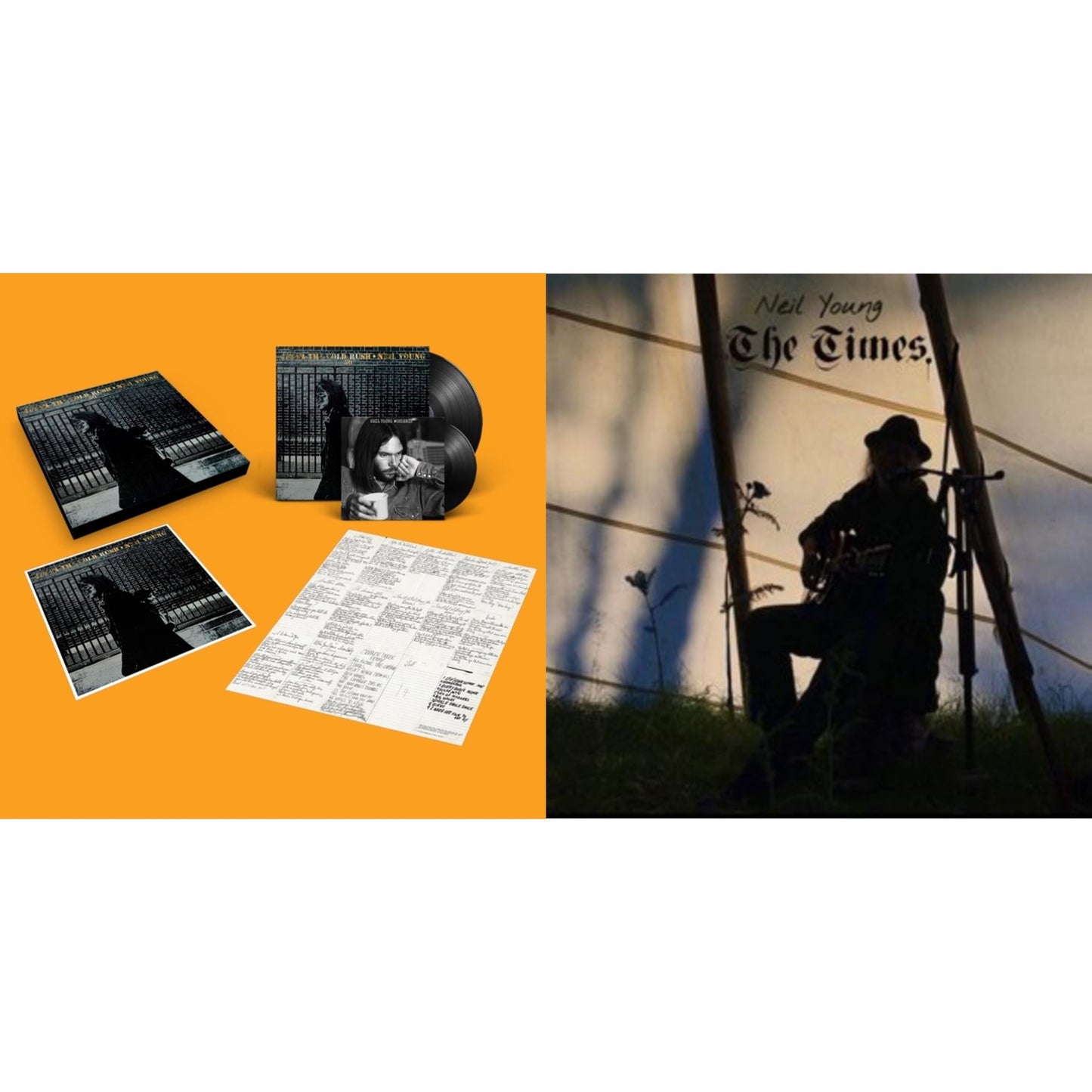 Neil Young - After The Gold Rush (50Th Anniv Ed) & Times - LP Vinyl Bundle