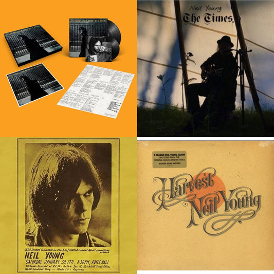 Neil Young - Royce Hall 1971 & Times & After The Gold Rush (50Th Anniv Ed) & Harvest - LP Vinyl Bundle