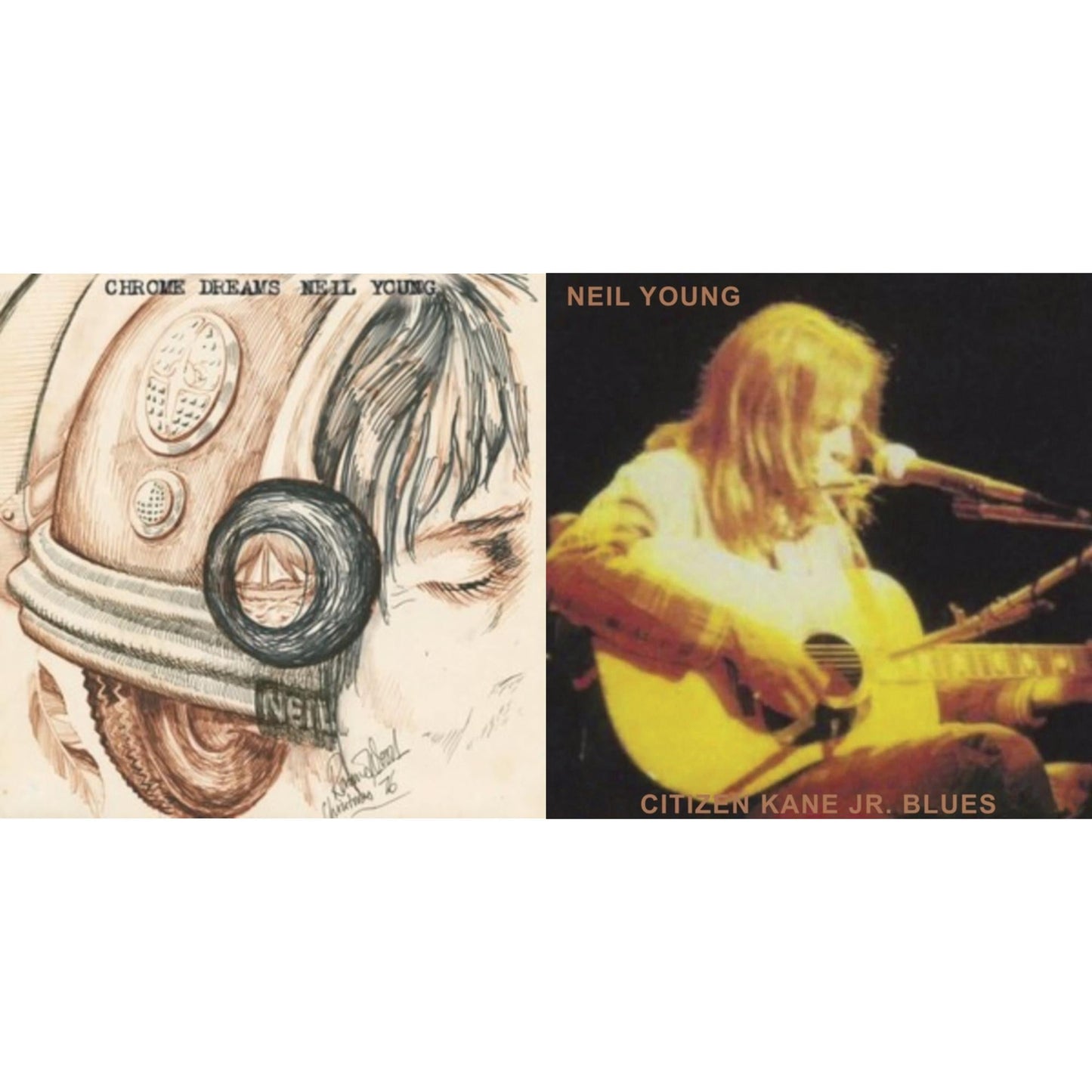 Neil Young - Chrome Dreams (2LP) & Citizen Kane Jr. Blues 1974 (Live At The Bottom Line)