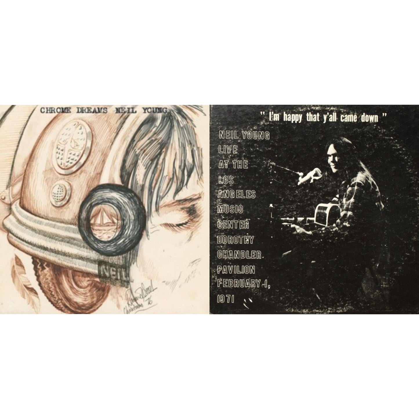 Neil Young - Chrome Dreams (2LP) & Dorothy Chandler Pavilion 1971