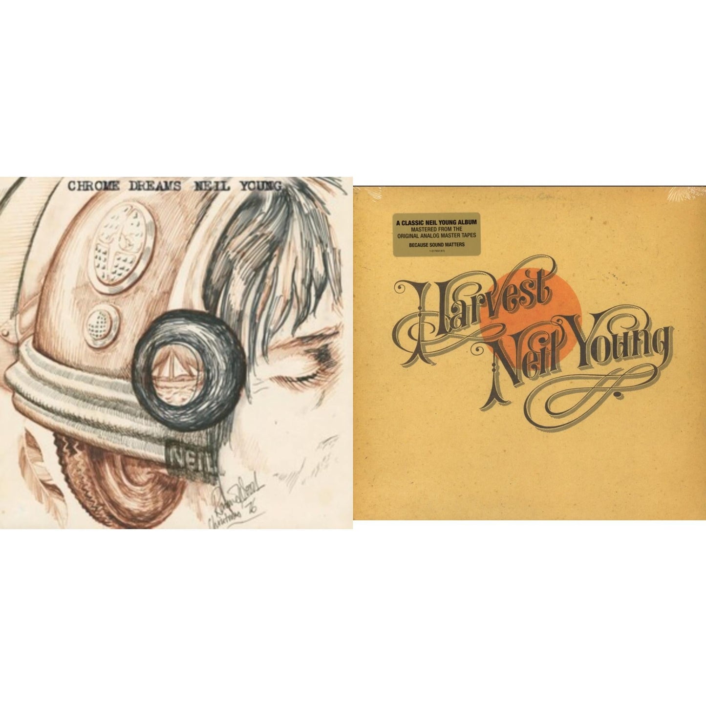 Neil Young - Chrome Dreams (2LP) & Harvest