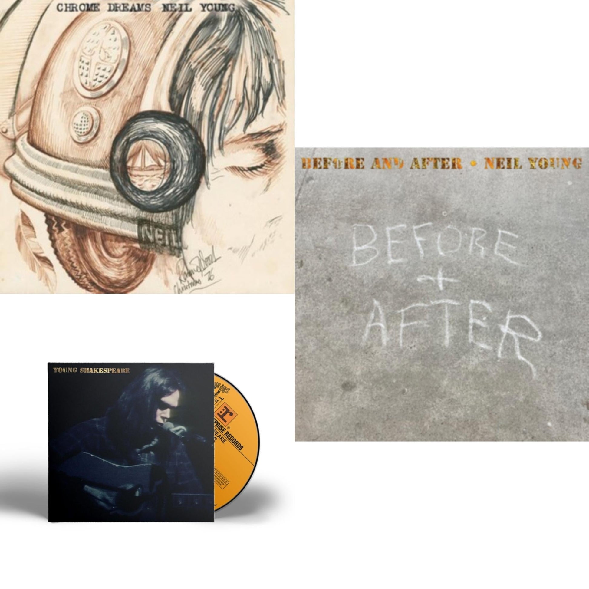 Neil Young - Chrome Dreams & Young Shakespeare & Before & After - CD Bundle