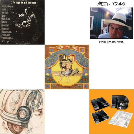 Neil Young - Chrome Dreams (2LP) & Dorothy Chandler Pavilion 1971 & After The Gold Rush (50Th Anniv Ed) & Homegrown & Fork In The Road (140G)