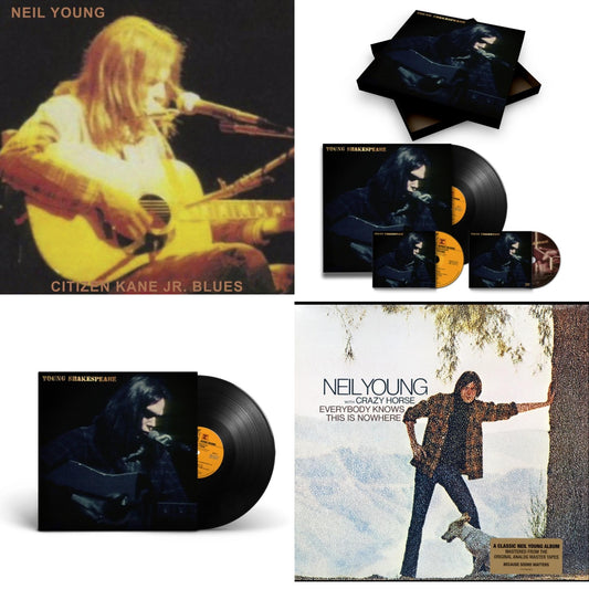 Neil Young - Citizen Kane Jr. Blues 1974 (Live At The Bottom Line) & Young Shakespeare (Deluxe) & Young Shakespeare & Everybody Knows This Is Nowhere - LP Vinyl Bundle