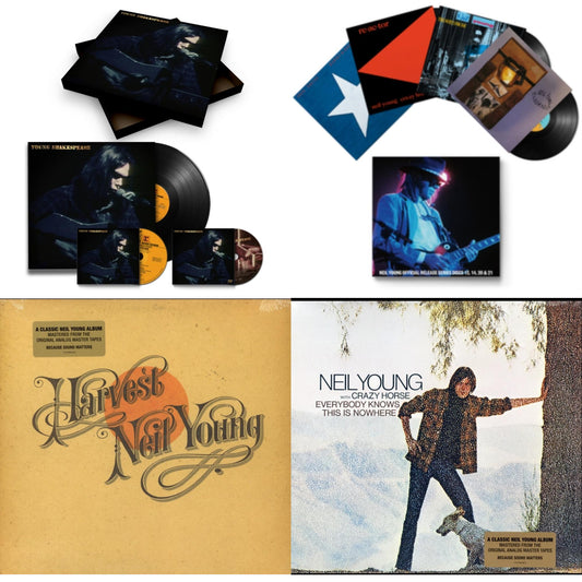 Neil Young - Young Shakespeare (Deluxe) & Official Release Series Discs 13, 14, 20 & 21 & Harvest & Everybody Knows This Is Nowhere - LP Vinyl Bundle