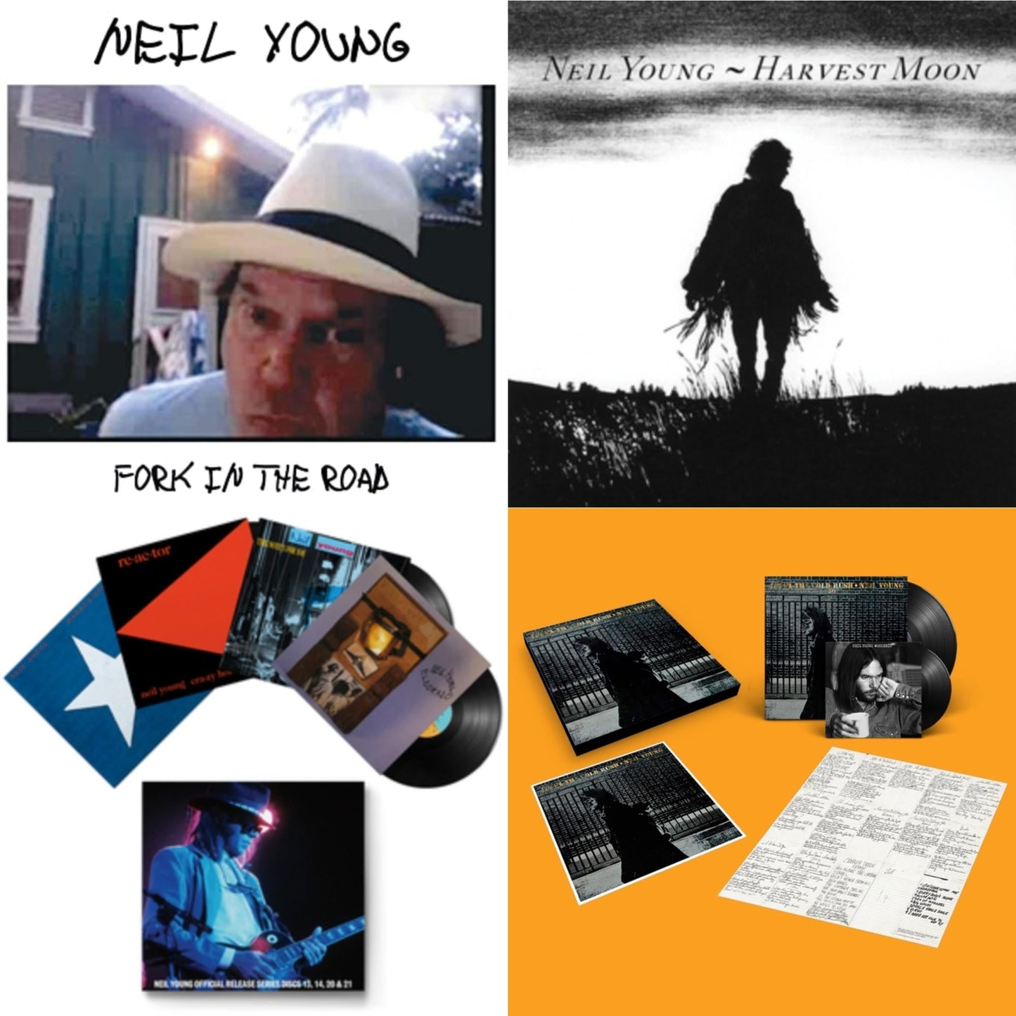 Neil Young - After The Gold Rush (50Th Anniv Ed) & Official Release Series Discs 13, 14, 20 & 21 & Harvest Moon (2LP) & Fork In The Road (140G)