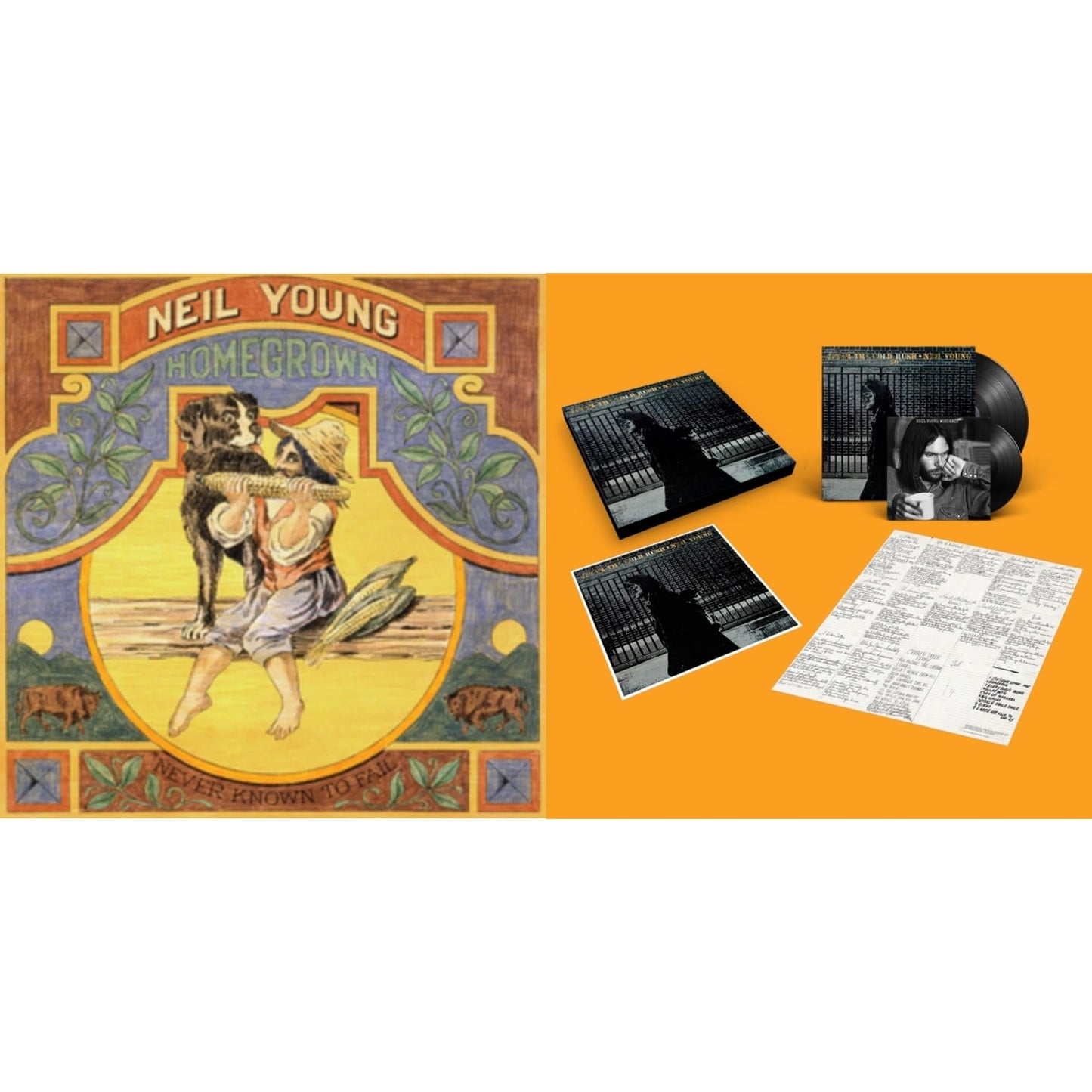 Neil Young - After The Gold Rush (50Th Anniv Ed) & Homegrown - LP Vinyl Bundle