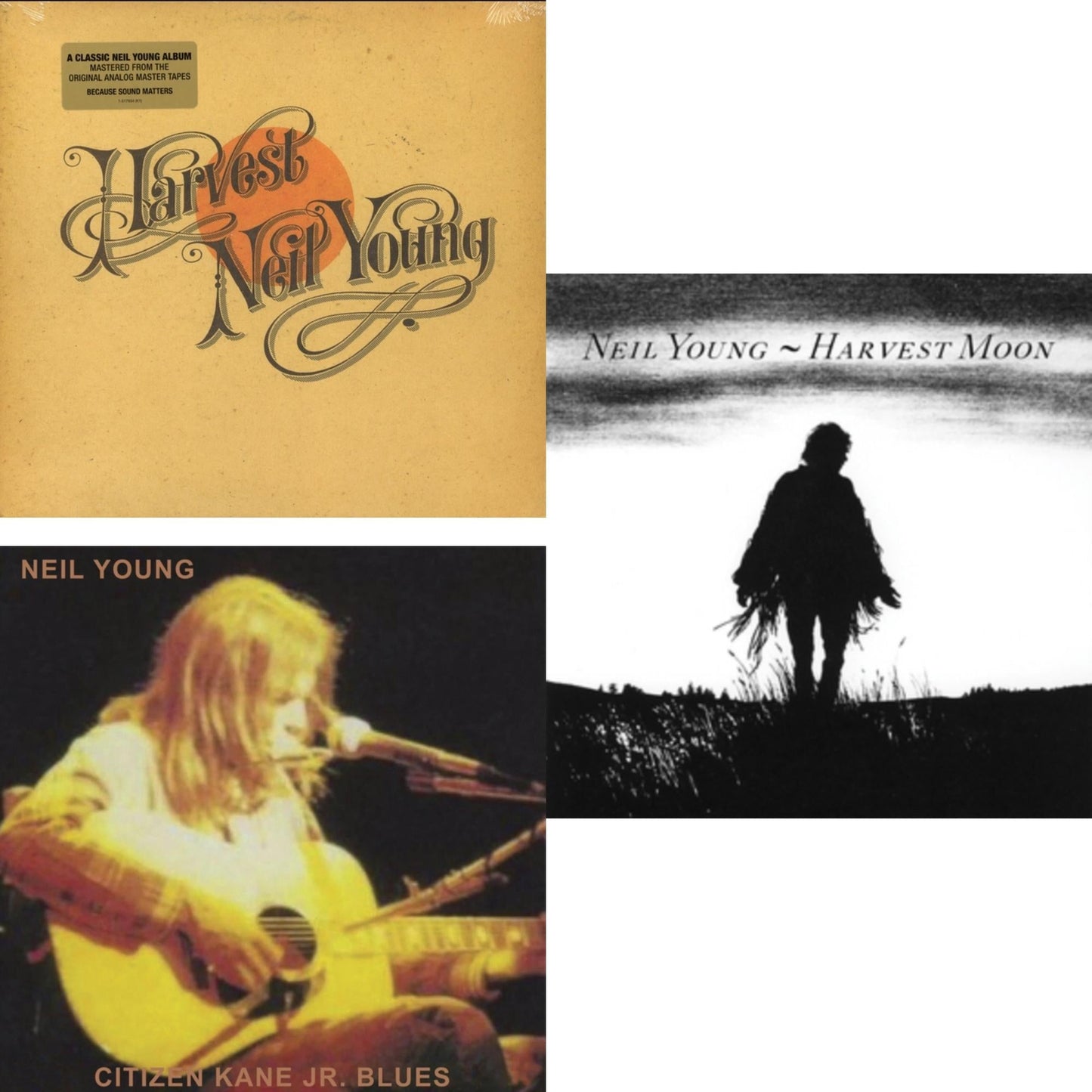 Neil Young - Citizen Kane Jr. Blues 1974 (Live At The Bottom Line) & Harvest Moon (2LP) & Harvest