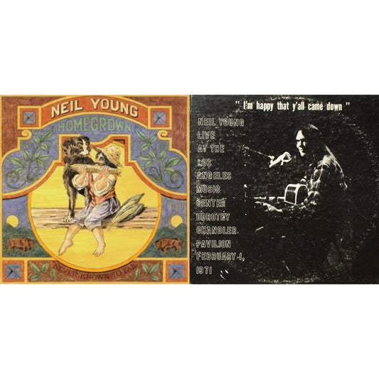 Neil Young - Dorothy Chandler Pavilion 1971 & Homegrown - LP Vinyl Bundle
