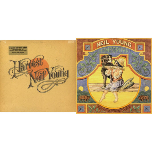 Neil Young - Homegrown & Harvest - LP Vinyl Bundle