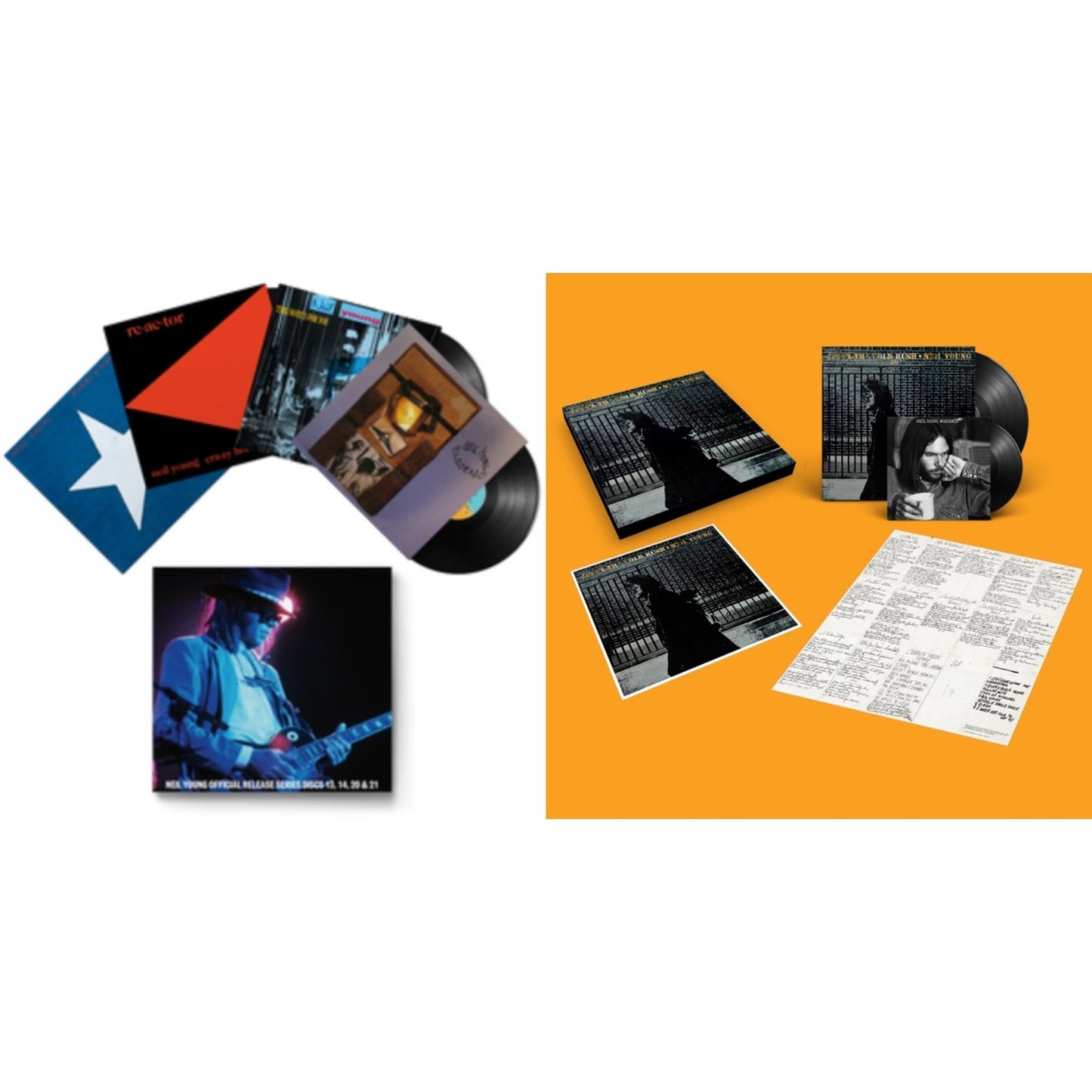 Neil Young - After The Gold Rush (50Th Anniv Ed) & Official Release Series Discs 13, 14, 20 & 21 - LP Vinyl Bundle