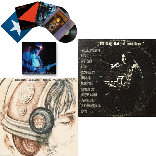 Neil Young - Chrome Dreams (2LP) & Dorothy Chandler Pavilion 1971 & Official Release Series Discs 13, 14, 20 & 21
