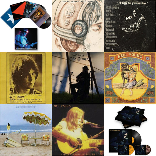 Neil Young - Chrome Dreams (2LP) & Royce Hall 1971 & Citizen Kane Jr. Blues 1974 (Live At The Bottom Line) & Dorothy Chandler Pavilion 1971 & Times & Young Shakespeare (Deluxe) & Official Release Series Discs 13, 14, 20 & 21 & Homegrown & On The