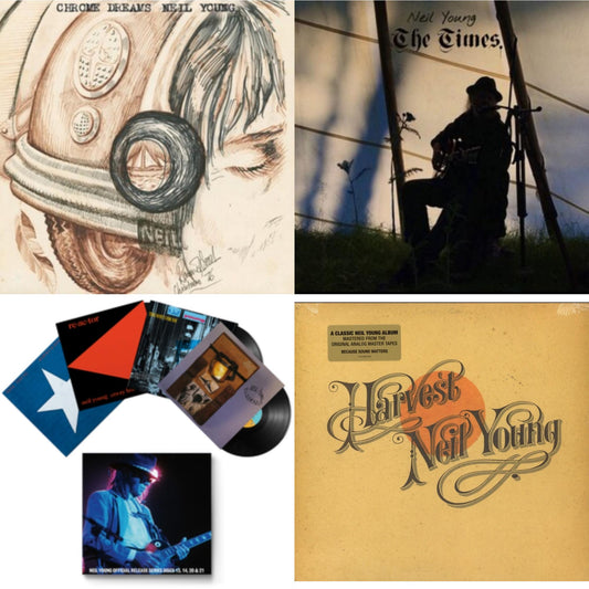 Neil Young - Chrome Dreams (2LP) & Times & Official Release Series Discs 13, 14, 20 & 21 & Harvest
