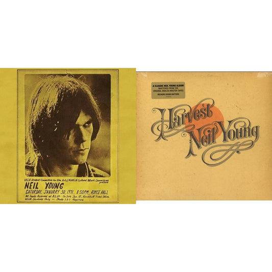Neil Young - Royce Hall 1971 & Harvest - LP Vinyl Bundle