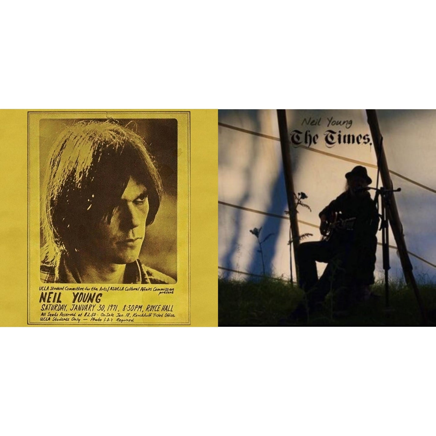 Neil Young - Royce Hall 1971 & Times - LP Vinyl Bundle