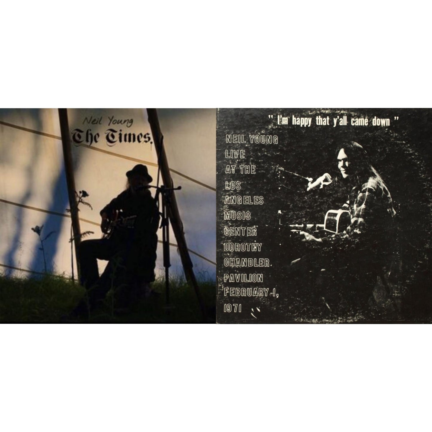 Neil Young - Times & Dorothy Chandler Pavilion 1971 - LP Vinyl Bundle