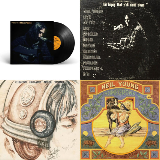 Neil Young - Chrome Dreams (2LP) & Dorothy Chandler Pavilion 1971 & Young Shakespeare & Homegrown