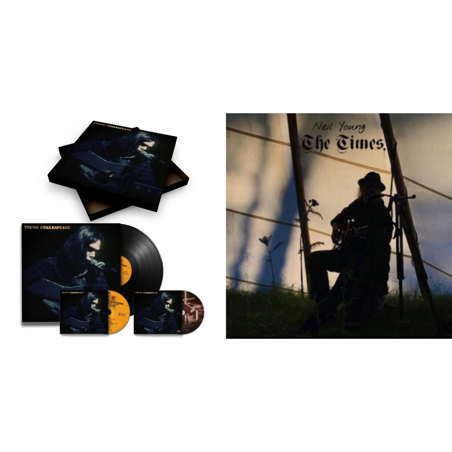 Neil Young - Young Shakespeare (Deluxe) & Times - LP Vinyl Bundle