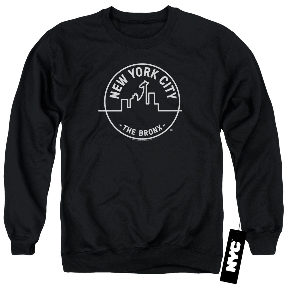 New York City See Nyc Bronx Mens Crewneck Sweatshirt Black