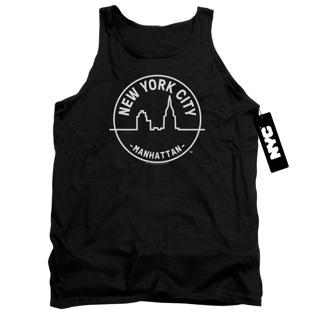 New York City See Nyc Manhattan Mens Tank Top Shirt Black