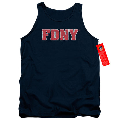 New York City Fdny Mens Tank Top Shirt Navy