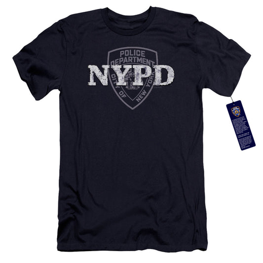 New York City Nypd Hbo Premium Bella Canvas Slim Fit Mens T Shirt Navy