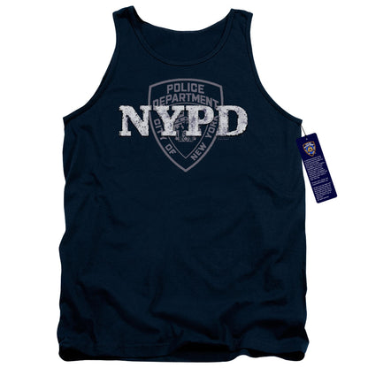 New York City Nypd Mens Tank Top Shirt Navy