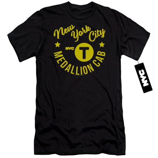 New York City Nyc Hipster Taxi Tee Hbo Premium Bella Canvas Slim Fit Mens T Shirt Black