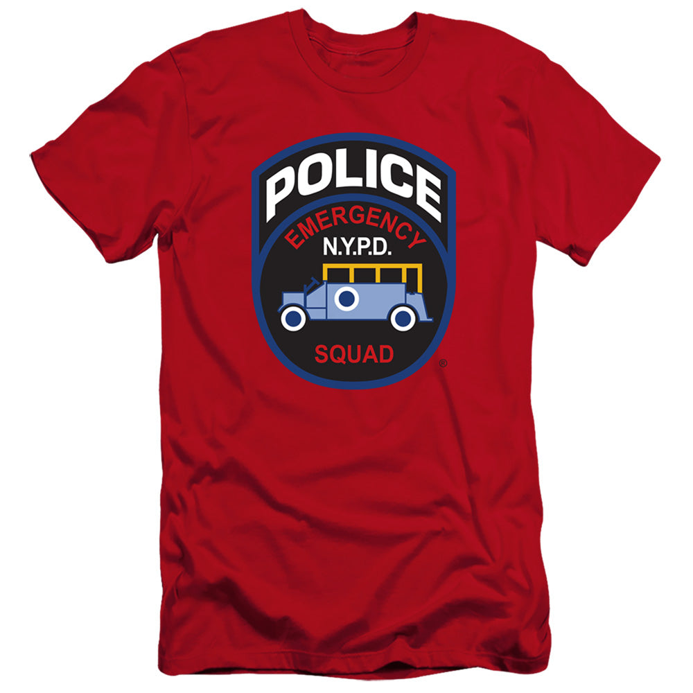 New York City Emergency Squad Hbo Premium Bella Canvas Slim Fit Mens T Shirt Red