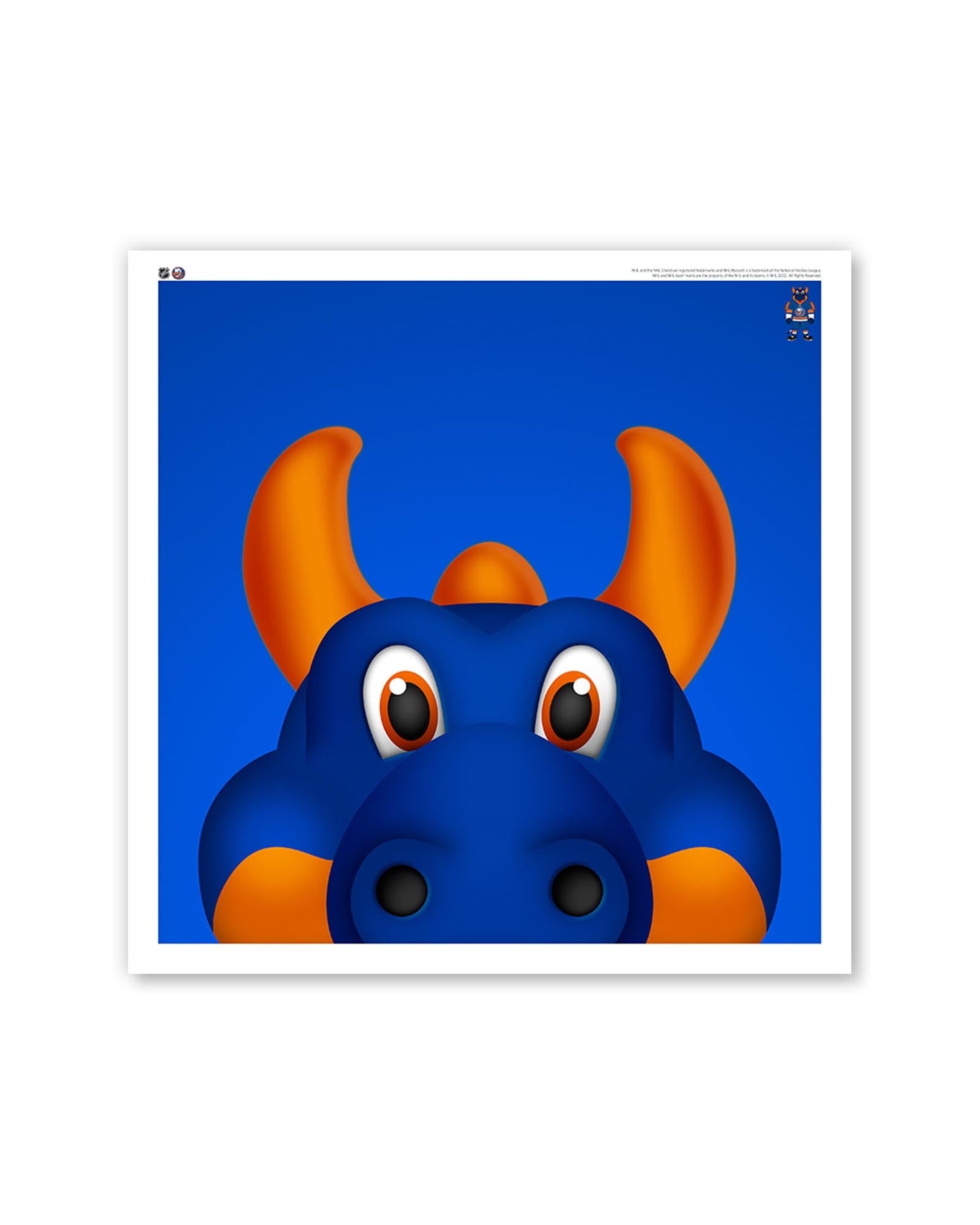 Minimalist Sparky The Dragon Art Print