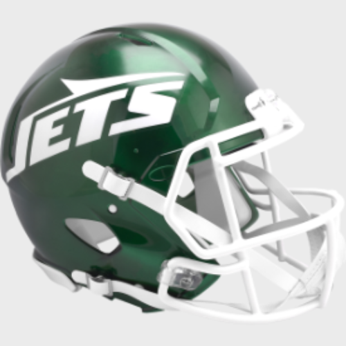 New York Jets Full Size Authentic Speed Football Helmet 2024 Primary - NFL