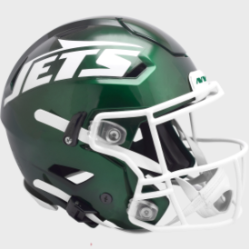 New York Jets Full Size Authentic SpeedFlex Football Helmet 2024 Primary - NFL