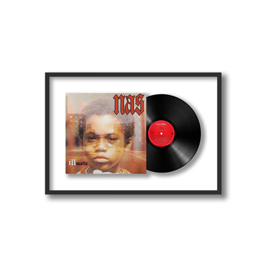 Nas Illmatic Framed Vinyl Record