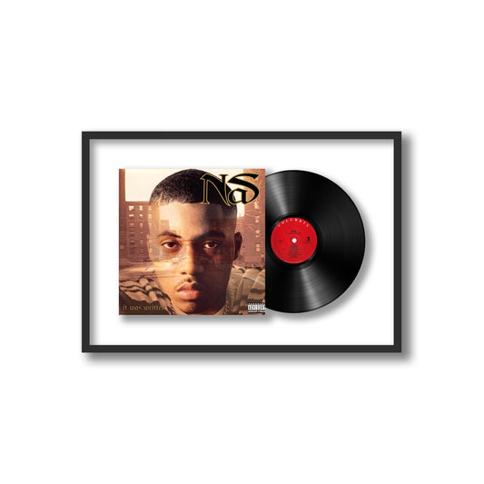 Nas It Was Written Framed Vinyl Record