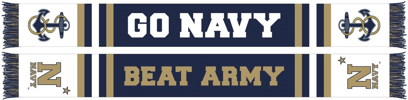 NAVY SCARF -  Go Navy Beat Army!