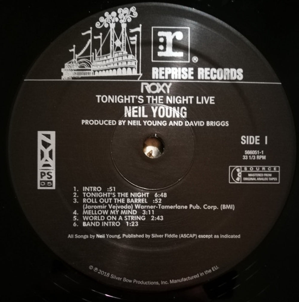 Neil Young – Roxy: Tonight's The Night Live (2-LP Vinyl) Vinyl Record