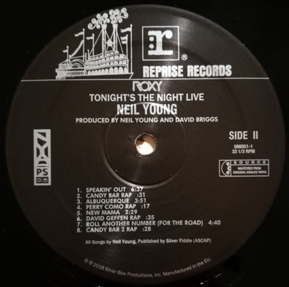 Neil Young – Roxy: Tonight's The Night Live (2-LP Vinyl) Vinyl Record