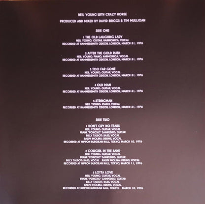 Neil Young with Crazy Horse – Odeon Budokan (LP Vinyl) Vinyl Record