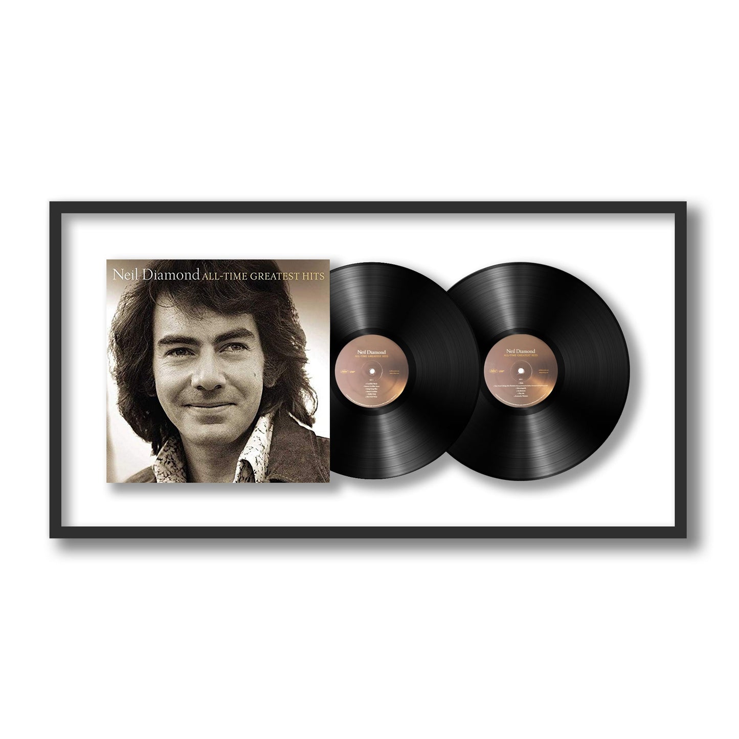 Neil Diamond All-Time Greatest Hits Framed Vinyl Record