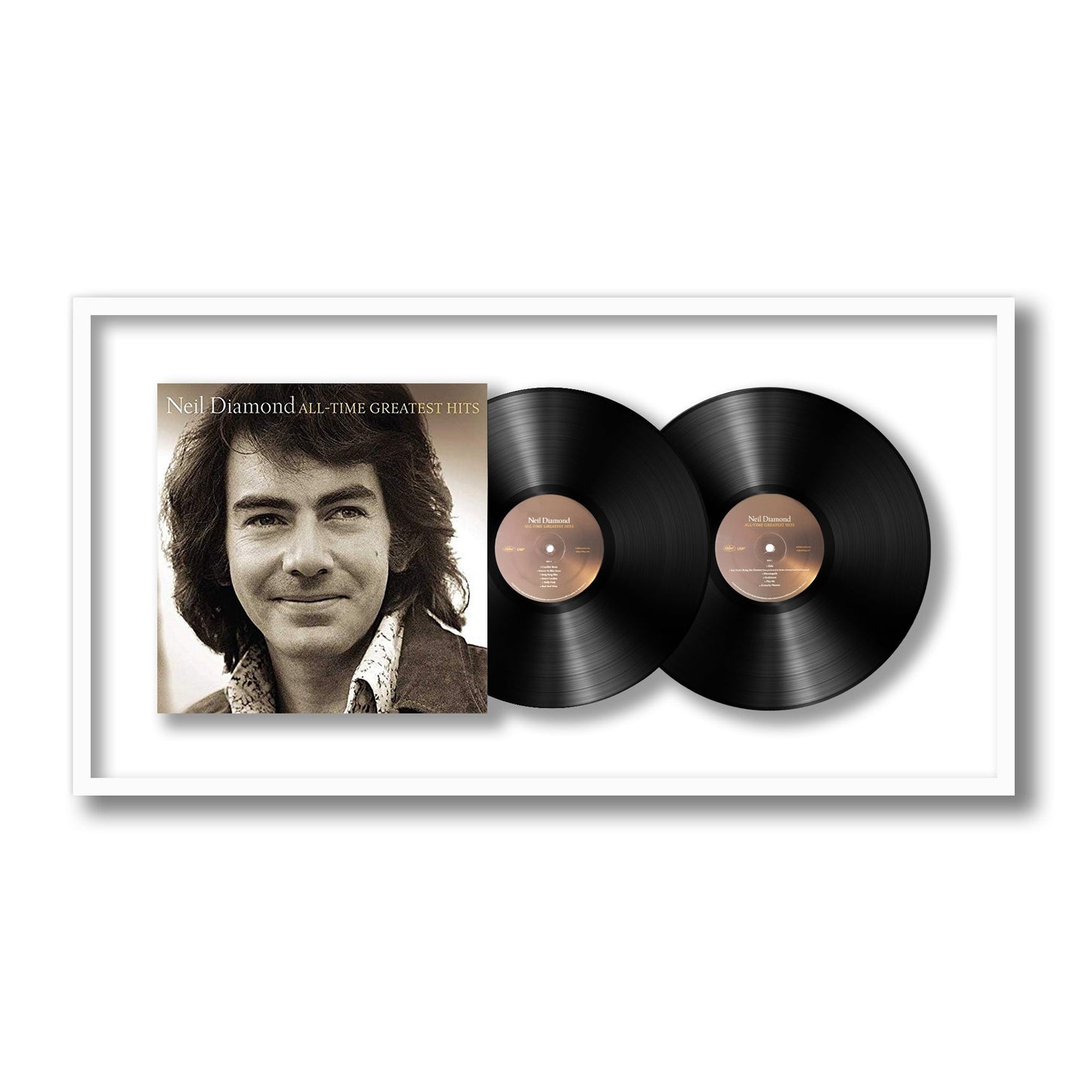 Neil Diamond All-Time Greatest Hits Framed Vinyl Record