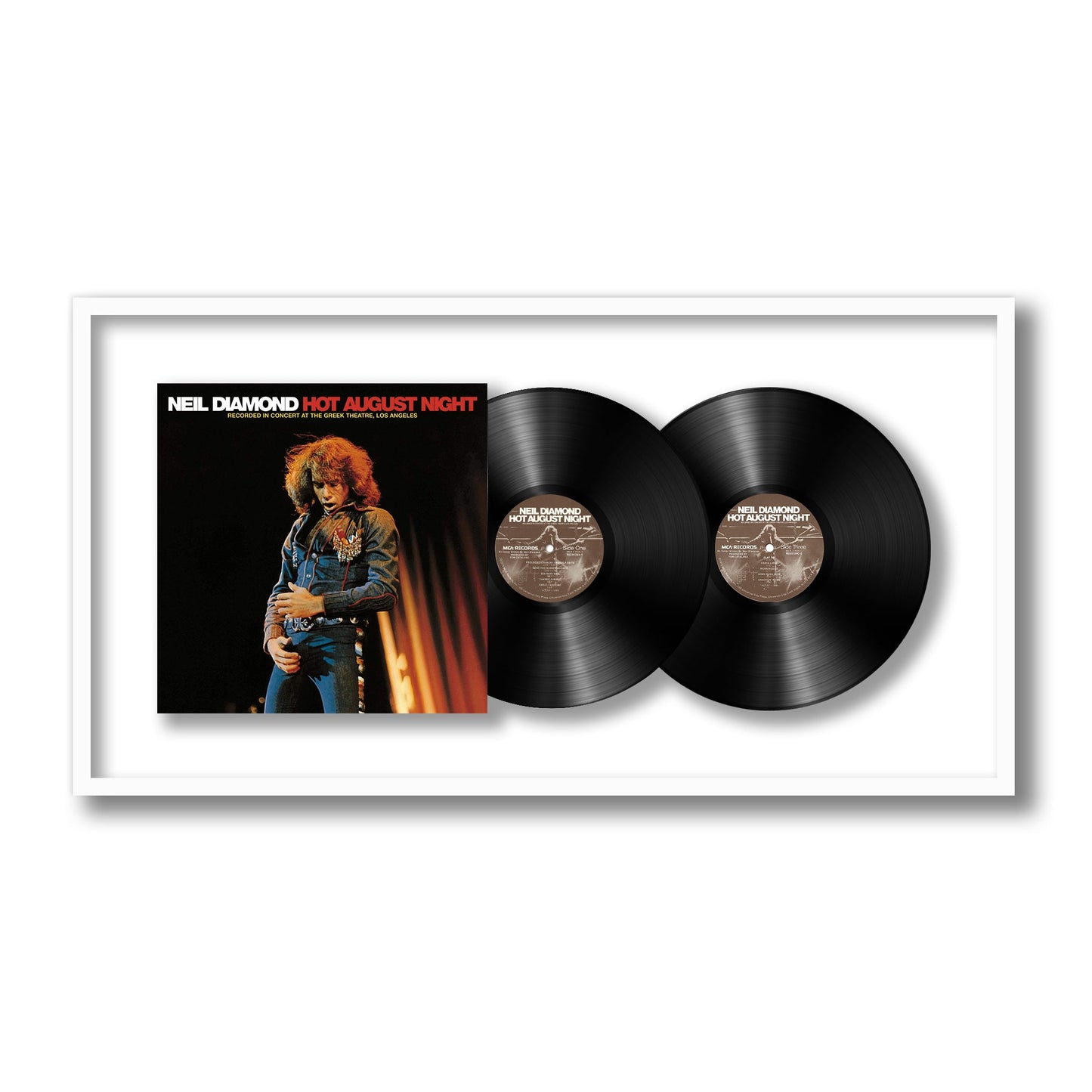 Neil Diamond Hot August Night Framed Vinyl Record