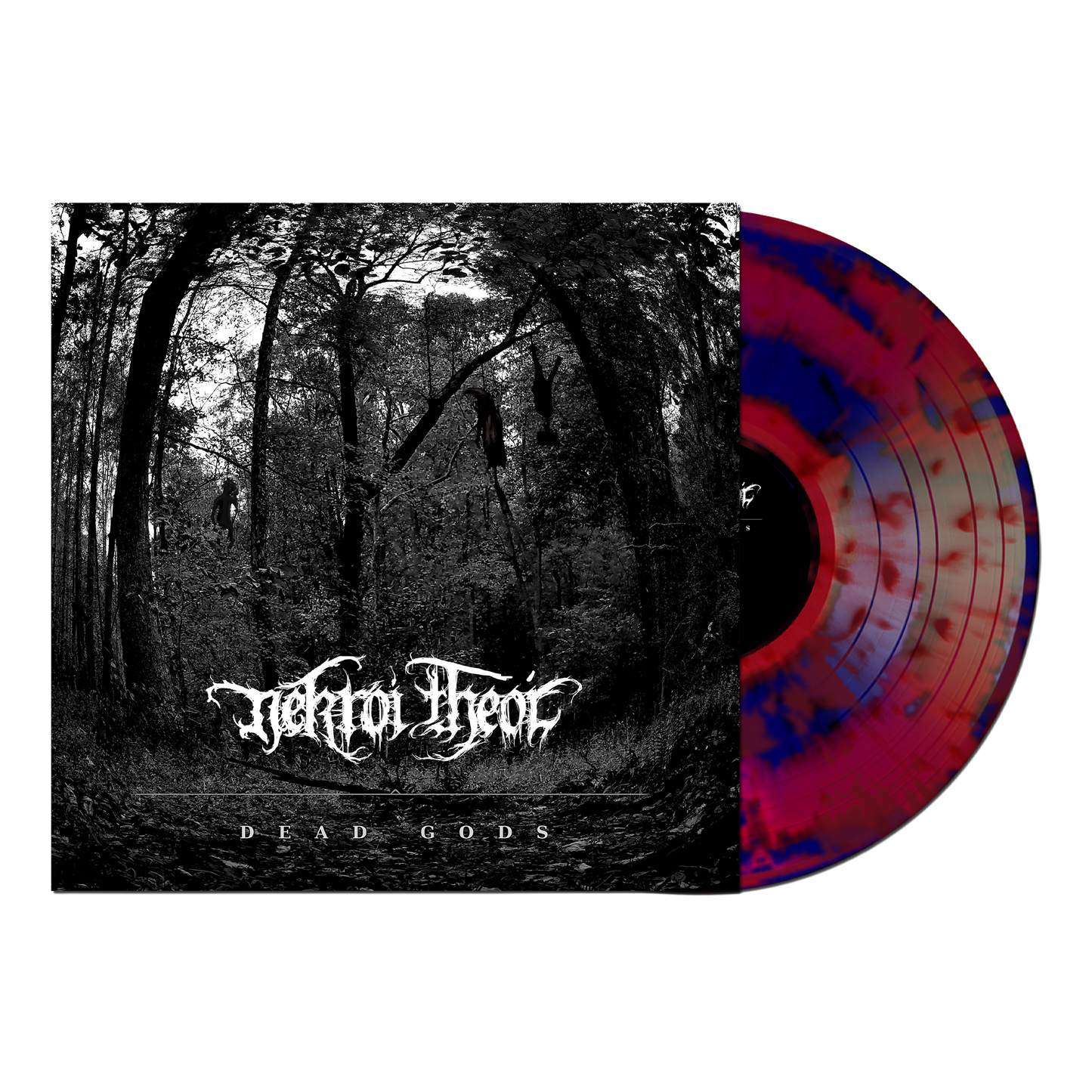 Nekroí Theoí - Dead Gods - Navy Blue w/ Dark Red Splatter LP Vinyl Record